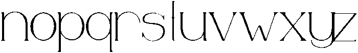 Artemis Regular otf (400) Font LOWERCASE