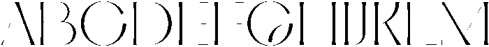 Artemis Regular otf (400) Font UPPERCASE