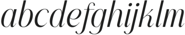 Artena-Italic otf (400) Font LOWERCASE