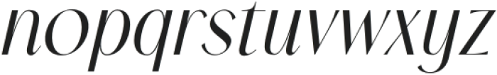 Artena-Italic otf (400) Font LOWERCASE