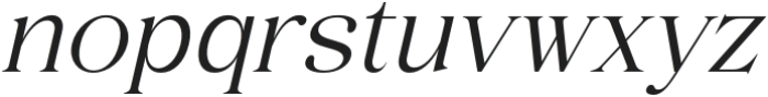 Arteta-Italic otf (400) Font LOWERCASE