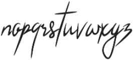 Arthegos ttf (400) Font LOWERCASE