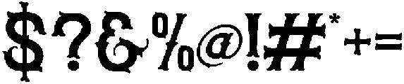 Arthemis ttf (400) Font OTHER CHARS