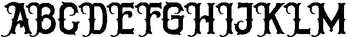 Arthemis ttf (400) Font UPPERCASE