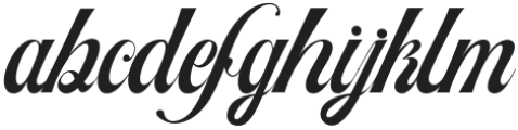 Artheria Script Regular otf (400) Font LOWERCASE