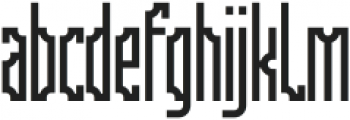 Arthign Regular otf (400) Font LOWERCASE