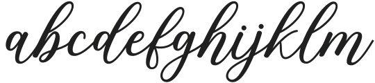 Arthis Regular otf (400) Font LOWERCASE