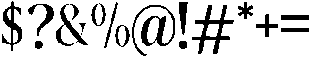Arthivea Regular otf (400) Font OTHER CHARS