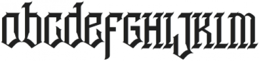 Arthur Regular otf (400) Font LOWERCASE