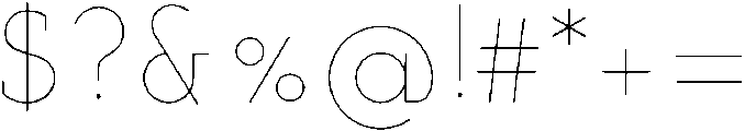 Arthur otf (400) Font OTHER CHARS