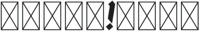 ArthurBlack Bold Italic otf (700) Font OTHER CHARS