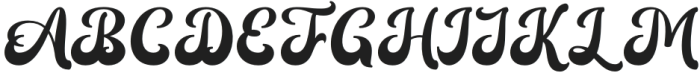 ArthurSweety-Regular otf (400) Font UPPERCASE