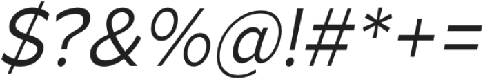 Arthura Light Italic otf (300) Font OTHER CHARS