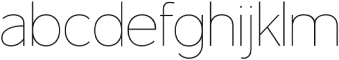 Articulo Thin otf (100) Font LOWERCASE