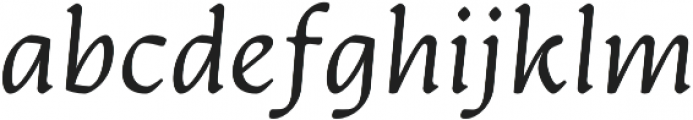 Artifex CF Extra Light Italic otf (200) Font LOWERCASE