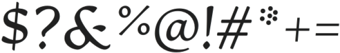 Artifex CF Regular Italic otf (400) Font OTHER CHARS