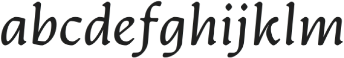 Artifex CF Regular Italic otf (400) Font LOWERCASE