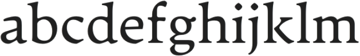 Artifex CF Regular otf (400) Font LOWERCASE