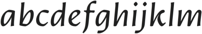 Artifex Hand CF Regular Italic otf (400) Font LOWERCASE