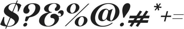 Artificial Regular Italic otf (400) Font OTHER CHARS