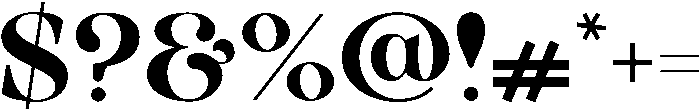Artificial Regular otf (400) Font OTHER CHARS