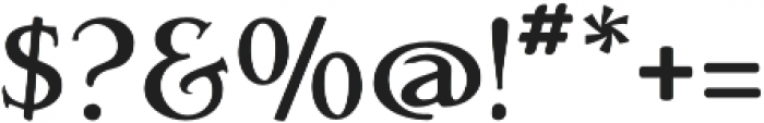Artimas Bold otf (700) Font OTHER CHARS
