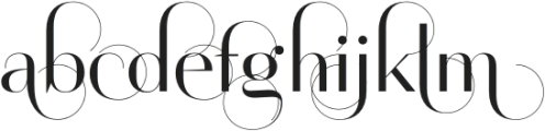 Artis-Swing Extralight otf (200) Font LOWERCASE