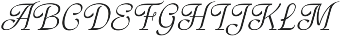 ArtisanParis-Italic otf (400) Font UPPERCASE