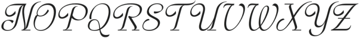 ArtisanParis-Italic otf (400) Font UPPERCASE