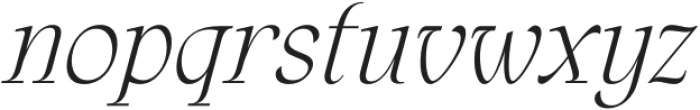 ArtisanParis-Italic otf (400) Font LOWERCASE