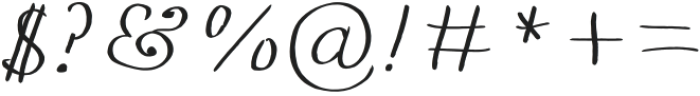 Artisania-Regular otf (400) Font OTHER CHARS