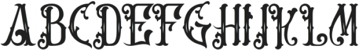 Artisocrat Regular otf (400) Font UPPERCASE