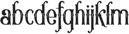 Artisocrat Regular otf (400) Font LOWERCASE