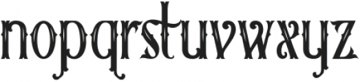 Artisocrat Regular otf (400) Font LOWERCASE