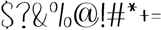 Artistic Script Regular otf (400) Font OTHER CHARS