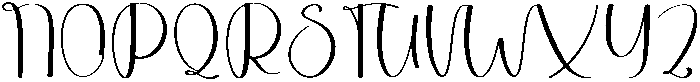 Artistic Script Regular otf (400) Font UPPERCASE