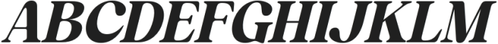 Artists Kindle Italic otf (400) Font UPPERCASE