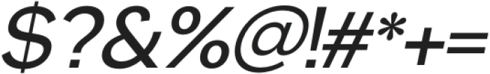 Artlab Medium Italic otf (500) Font OTHER CHARS