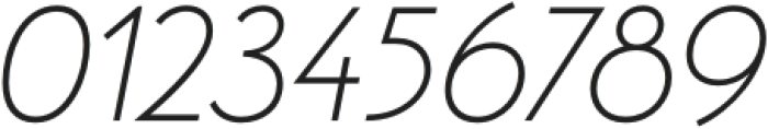 Artnoova Thin Italic otf (100) Font OTHER CHARS