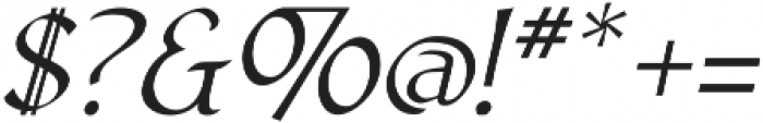 Arturo Book Italic otf (400) Font OTHER CHARS