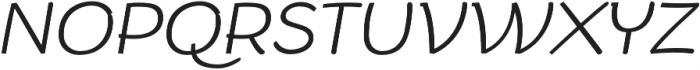 Arturo ExtraLight Italic otf (200) Font UPPERCASE