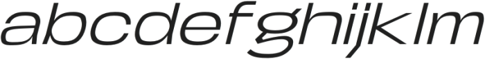 ArupalaGrotesk-Italic otf (400) Font LOWERCASE