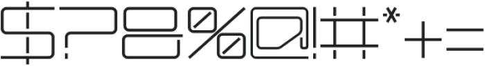 Arxenon otf (400) Font OTHER CHARS