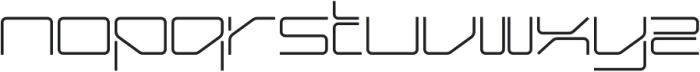 Arxenon otf (400) Font LOWERCASE