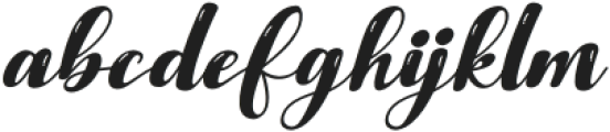 Aryaka Italic Italic otf (400) Font LOWERCASE