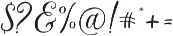 arabella Italic otf (400) Font OTHER CHARS