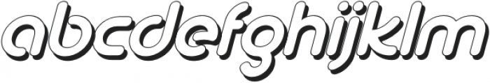 arematfontshadow-Italic otf (400) Font LOWERCASE