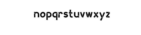 Arch.ttf Font LOWERCASE