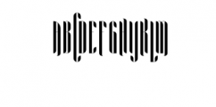 Aria.otf Font UPPERCASE