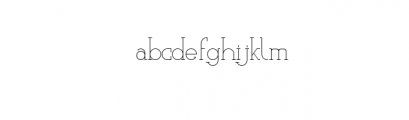 AriestaMoon-Serif.otf Font LOWERCASE